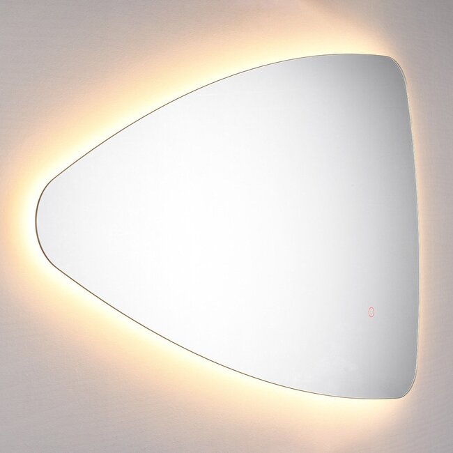 Miroir de salle de bains Vitra avec LED dimmables, couleurs réglables, capteur tactile et miroir chauffant