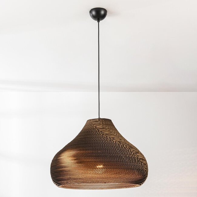 Lampe suspendue en carton Ø50 cm - Veela