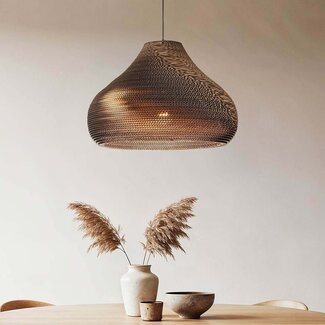 Lampe suspendue en carton Ø60 cm - Veela