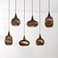 Suspension 6 lumières Sferra - carton recyclé