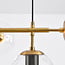 Suspension 7 lumières Hepta - verre transparent