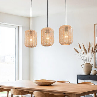 Suspension Japandi Terre 3-light
