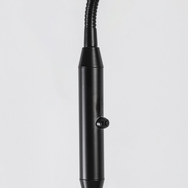 Lampadaire Lumina en noir à LED intégrées