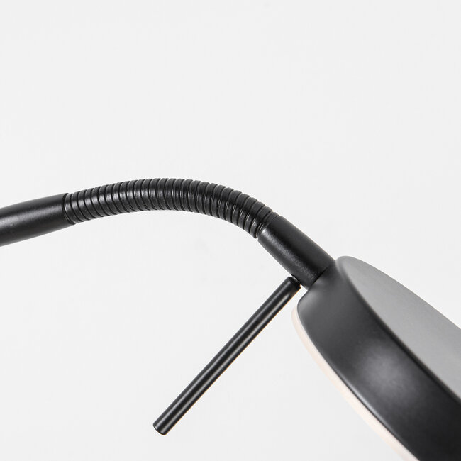 Lampadaire Lumina noir avec LED intégrées et température de couleur réglable