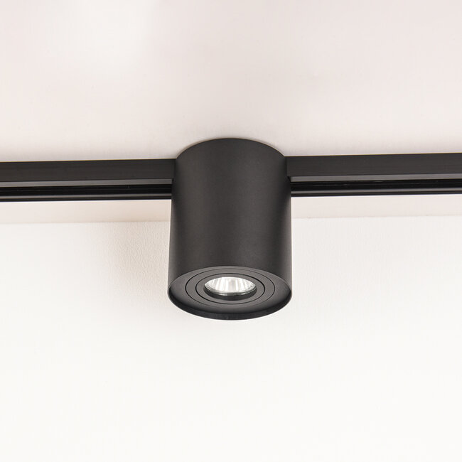 Projecteur sur rail monophasé Zylo - noir