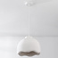 Lampe suspendue Wabi Sabi Iro avec effet pierre Ø35 cm - blanc