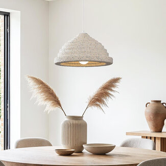 Lampe suspendue Wabi Sabi Amai Ø40 cm -  terrazzo beige