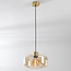 Lampe suspendue contemporaine Abat-jour avec une touche de modernité - verre ambré