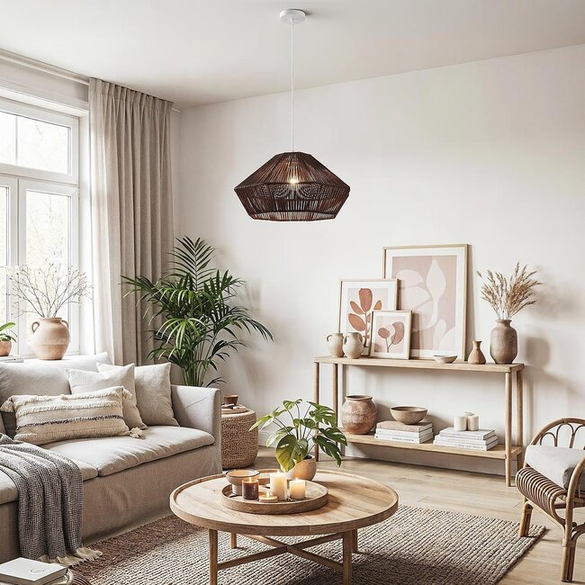 Lampe suspendue boho-chic Mizu