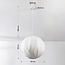 Suspension Seda - aspect soie
