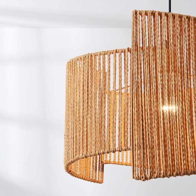 Lampe suspendue Halat en corde tressée
