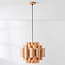 Lampe suspendue moderne Xylo en aspect bois