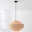 Lampe suspendue en rotin naturel Rope