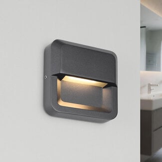 Applique de salle de bains Nico en anthracite, IP65