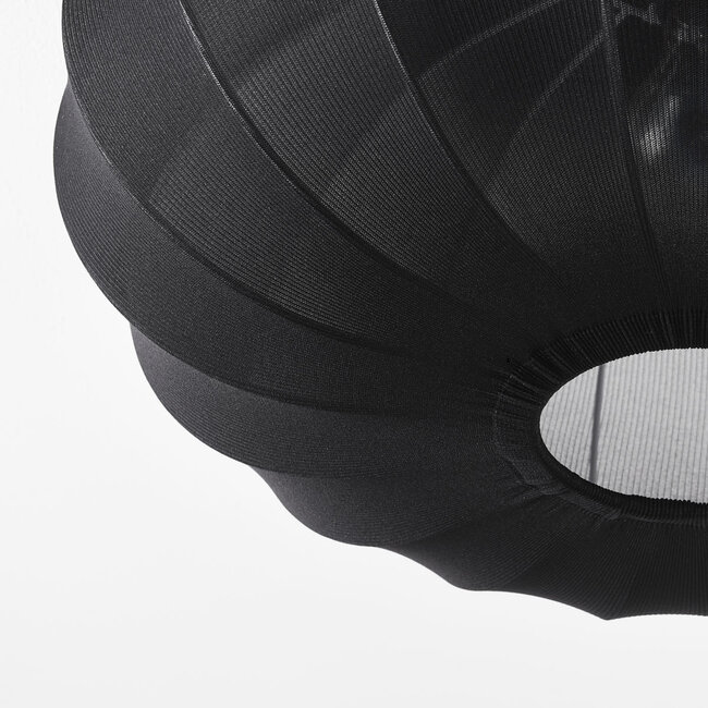 Plafonnier Japandi Celara avec abat-jour en tissu Ø50 cm