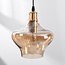 Lampe suspendue moderne à 4 lumières avec verre ambré - Maracas
