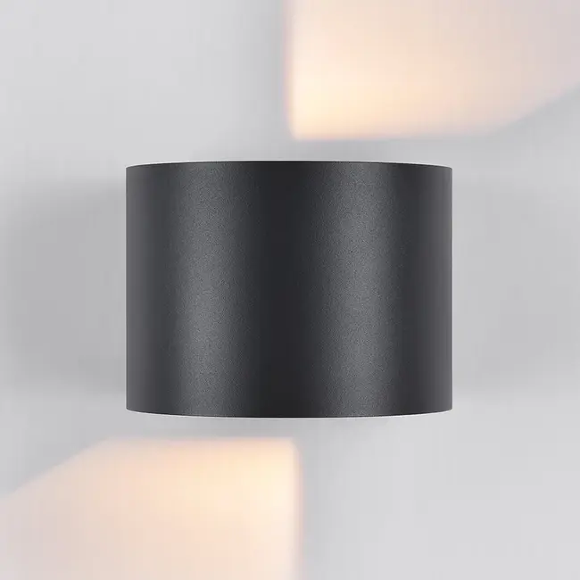 Applique pour salle de bains Lizzy avec volets réglables - anthracite