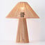 Lampe à poser Naito bohème en corde tressée