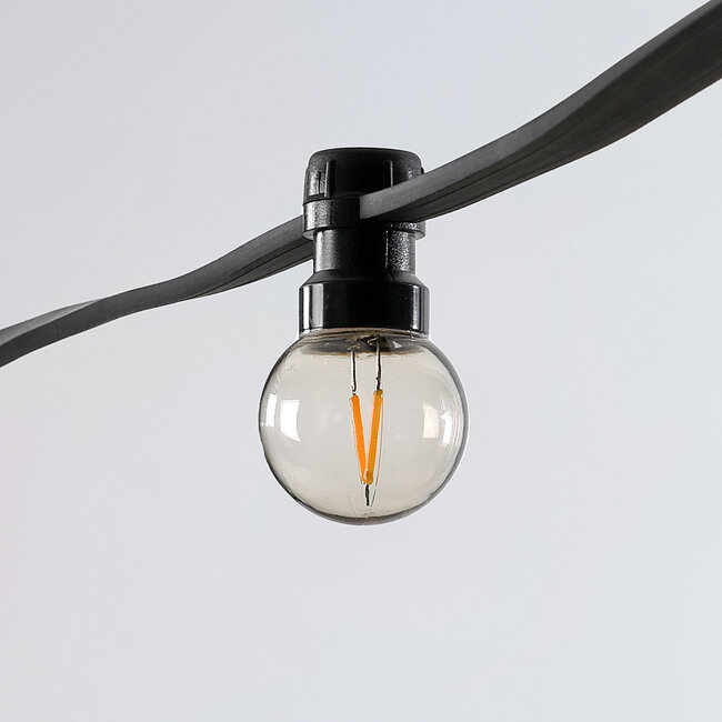 Ampoule à piquer dimmable 2 watts, filament triangulaire fumé (sans E27)