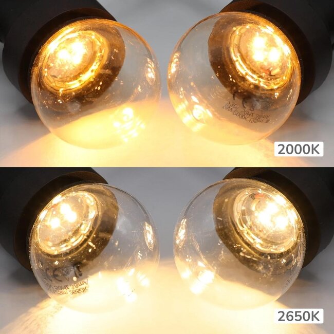 Kit guirlande avec ampoules LED 1-2W