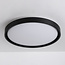 Plafonnier LED Ricardo 3-step dimmable Ø51,5 cm - noir
