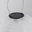 Lampion solaire Kalor - suspension en nylon blanc, diamètre 30 cm