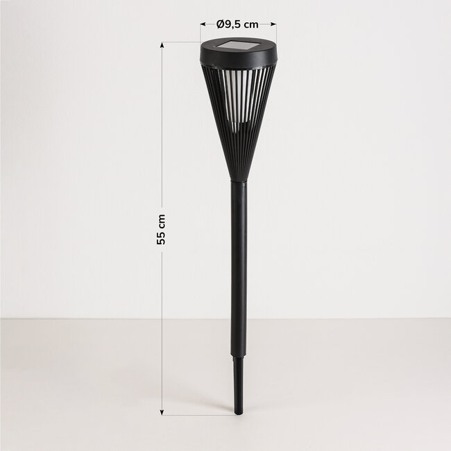 Torche solaire Helia avec effet flamme