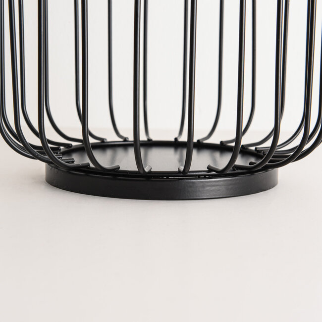 Lanterne solaire Luxon noire à LED intégrée