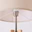 Lampadaire scandinave Tenir - trépied en bois et abat-jour en lin