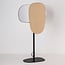 Lampe à poser Tavora avec abat-jours en lin - naturel