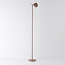Lampadaire Taupe avec liseuse amovible - Zinc