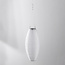 Lanterne solaire Pyra – suspension solaire en nylon blanc