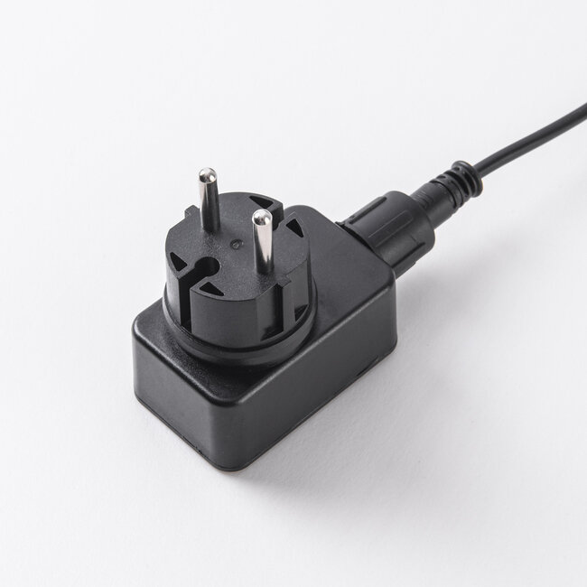 Lot de 6 spots de jardin modernes inclinables à télécommande - noir