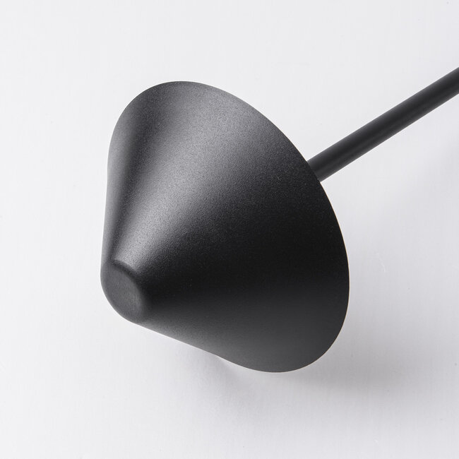 Lot de 6 lampes d'extérieur compactes avec télécommande – noir avec LED dimmable