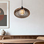 Suspension en bois Lysa en noyer chaud