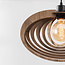 Suspension en bois Lysa en noyer chaud