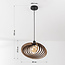Suspension en bois Lysa - noyer chaleureux