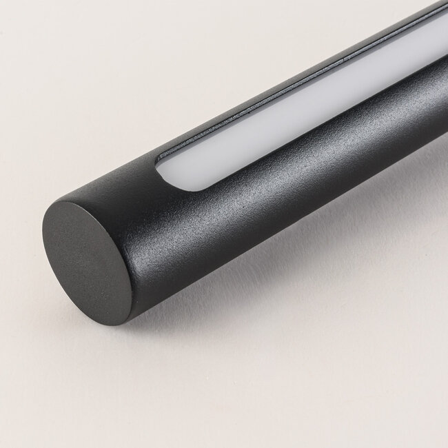 Lampe d'extérieur sur pied Corten 90 cm – noir avec LED intégrée