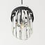 Suspension moderne Elvira à 3 lumières - verre transparent luxueux