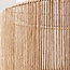 Suspension bohème Nyra avec cordon en papier et abat-jour en tissu