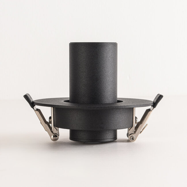 Spot encastrable apparent – noir Ø10 cm