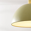 Suspension moderne Mirae - vert mat doux à l'intérieur blanc