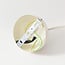 Suspension rétro moderne Orbia - beige clair brillant