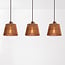 Suspension Veya à 3 lumières - bambou naturel et bronze chaud
