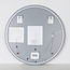 Miroir de salle de bain Lustra Ø80 cm – dimmable par effleurement, réglable en couleur avec chauffage