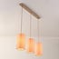 Suspension Orza à 3 lumières - lin beige