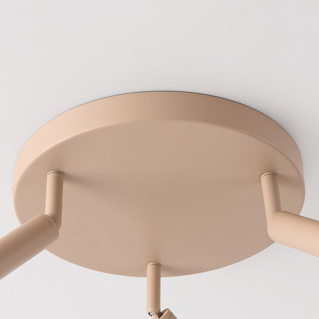 Plafonnier Dora - beige, trois spots réglables