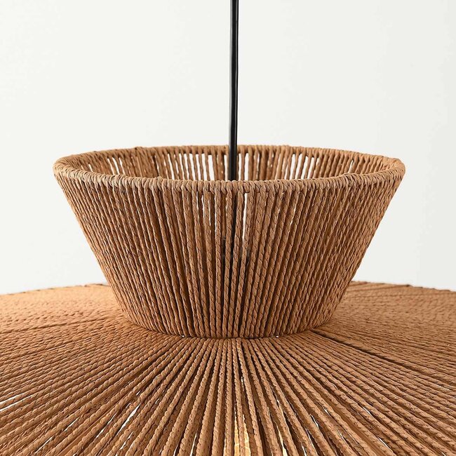 Suspension Ikera en corde de papier naturel Ø60 cm