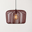 Suspension Viro en métal rouge – Ø38 cm