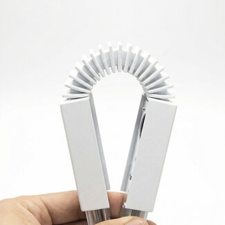 Connecteur flexible pour rails monophasés - blanc